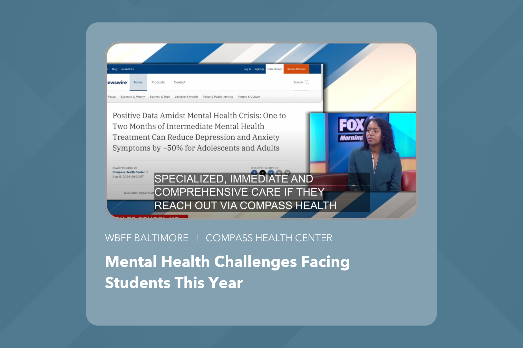 Mental health challenges facing students this year  - Compass Health Center