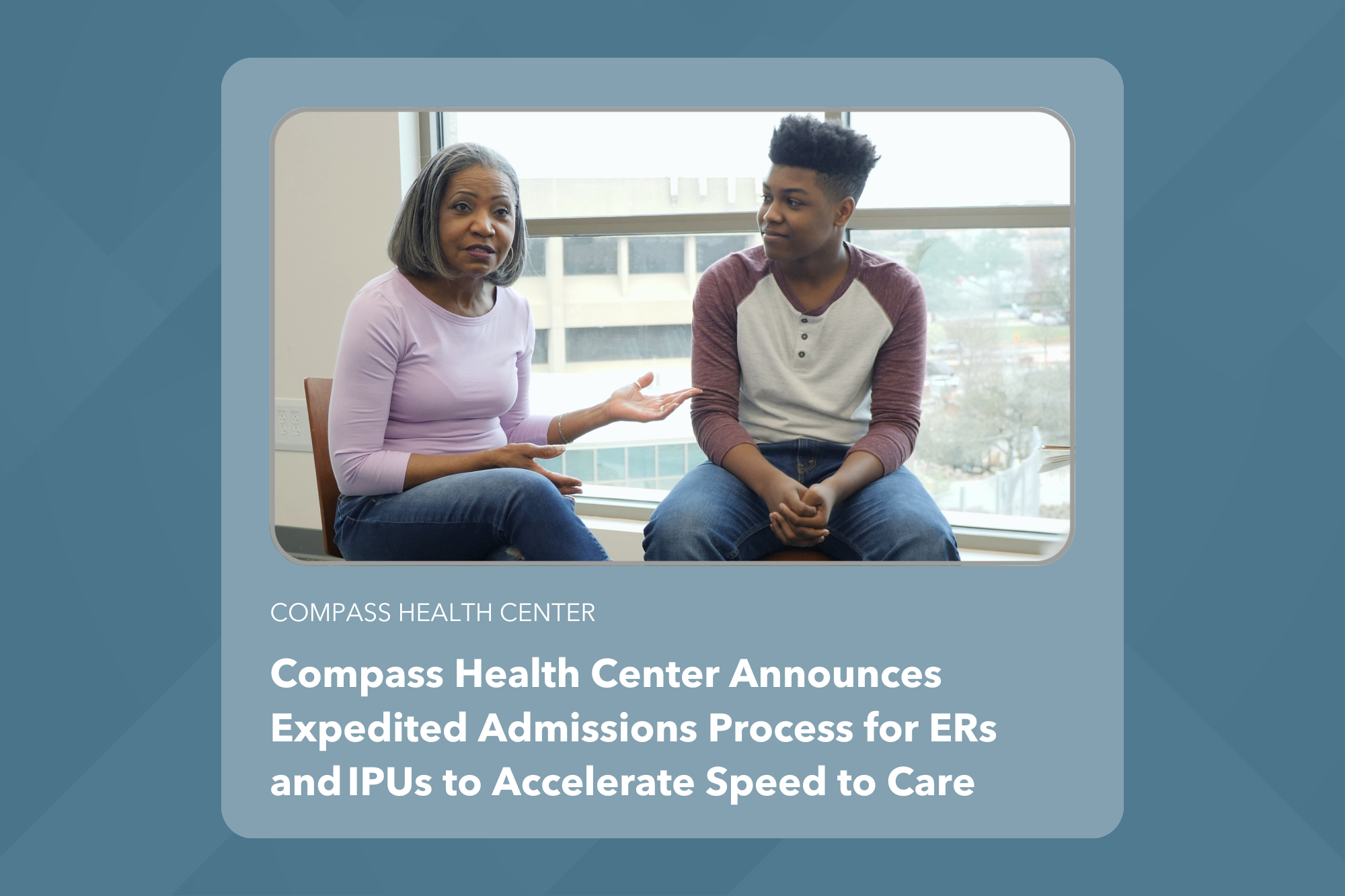 [In The Media] Compass Health Center Announces Expedited Admissions Process for ERs and IPUs to Accelerate Speed to Care - Compass Health Center