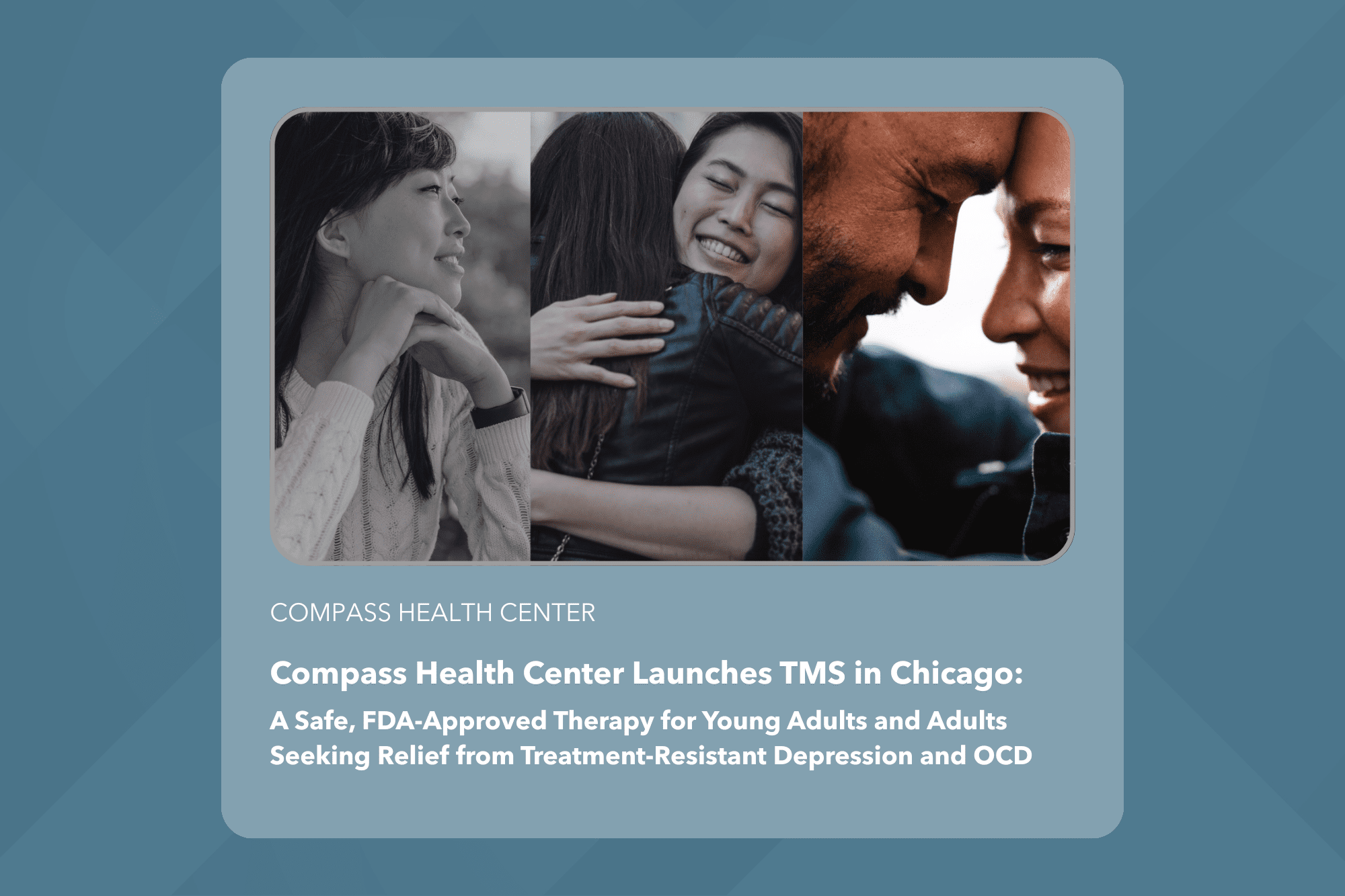 Compass Health Center Launches TMS in Chicago: A Safe, FDA-Approved Therapy for Young Adults and Adults Seeking Relief from Treatment-Resistant Depression and OCD  - Compass Health Center