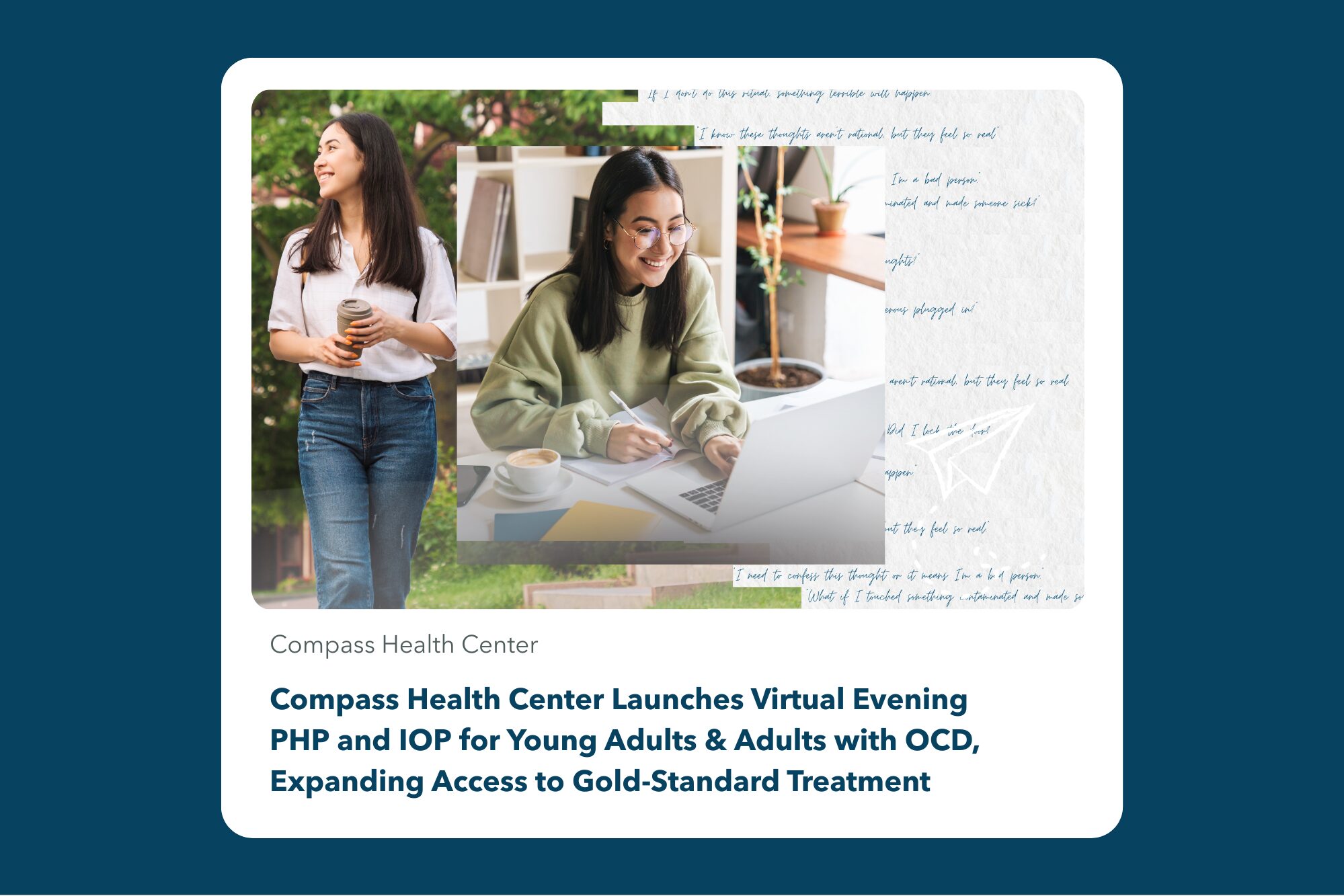 Compass Health Center Launches Virtual Evening PHP and IOP for Young Adults & Adults with OCD, Expanding Access to Gold-Standard Treatment  - Compass Health Center
