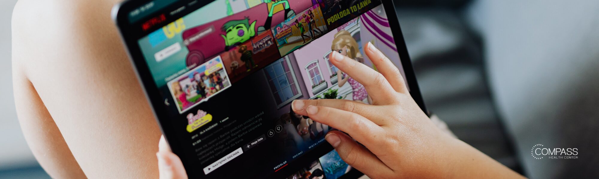Child on screen